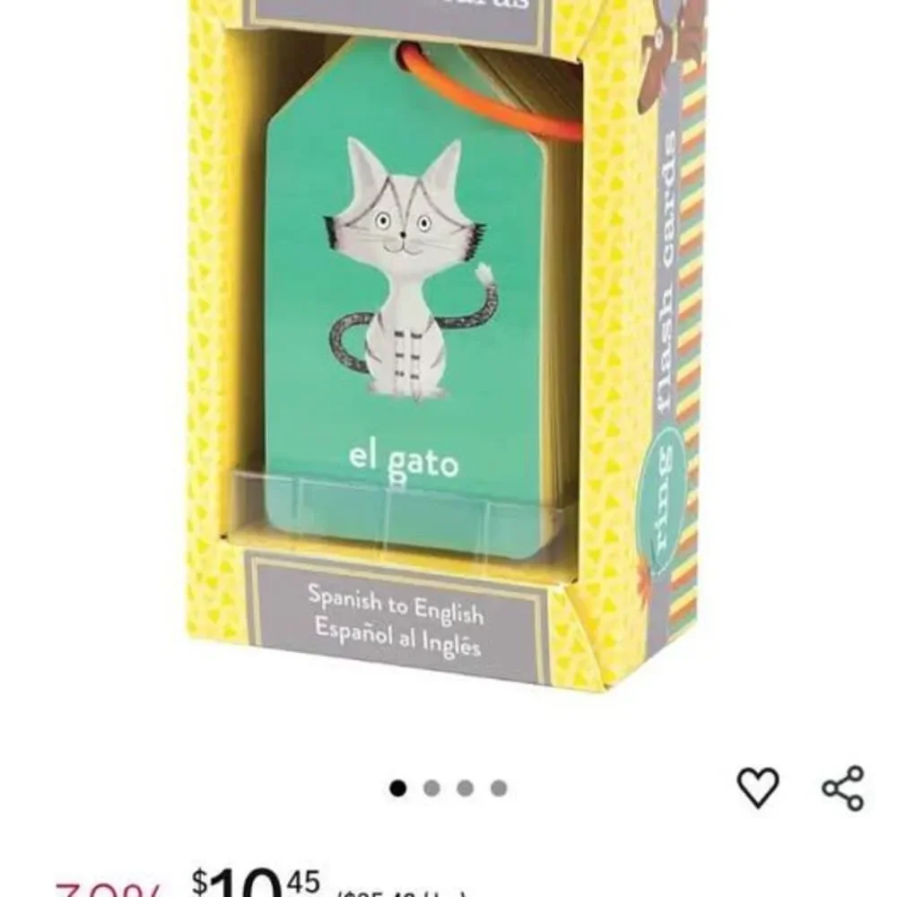 Mudpuppy Spanish English Ring Flashcards